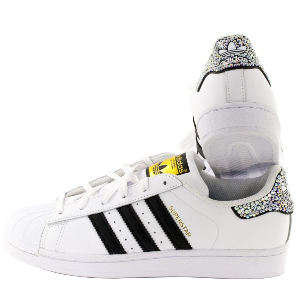 Adidas Super Star Strass 3 Stripes Nero Shop Online